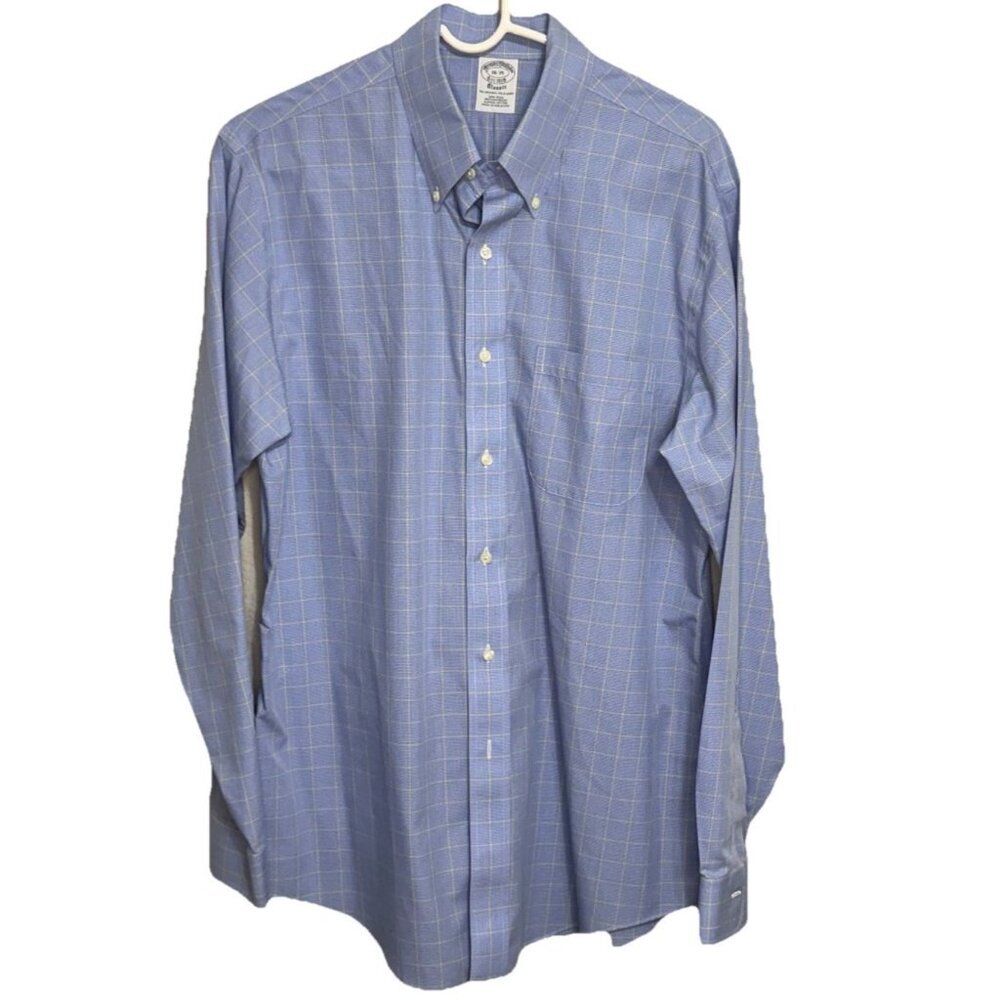 Brooks Brothers Classic Mens Button Down Non-Iron Dress Shirt - Size‎ 16X35 - Picture 3 of 8